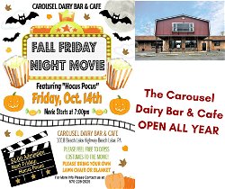 Hocus Pocus Movie Night Oct 14 2022 Carousel Beach Lake PA