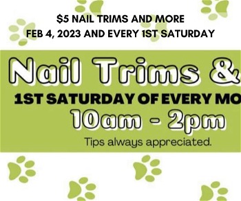 Pet Central $5 Nail Trim Grooming Event Honesdale