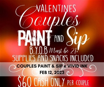 Valentines Paint Sip Tattoo Vivid Ink Milford PA