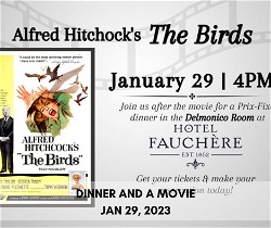 The Birds Dinner and Movie Night