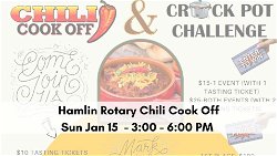 Hamlin Rotary Chili Cook Off 2023