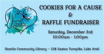 Rescue NEPA Cookie Fundraiser 2022