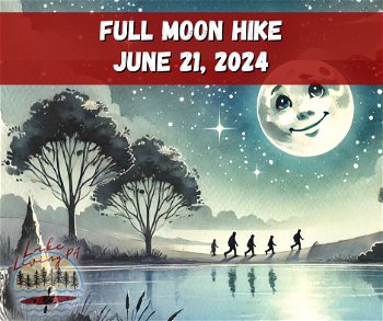 Full Moon Hike Strawberry Moon Promised Land State Park 2024