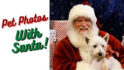 Pet Photo with Santa Milford Pet Supply Milford PA Dec 10 2022