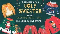 Ugly Sweater Party Rohmans Pub Dec 10 2022 Shohola PA