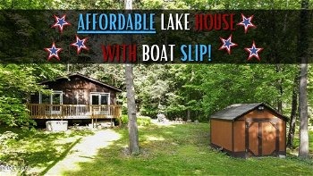 Greentown Cabin for Sale with Lake Wallenpaupack Boat Slip